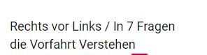 an welchen stellen ohne vorfahrtregelnde verkehrszeichen|1.3.01 055 m vorfahrt.